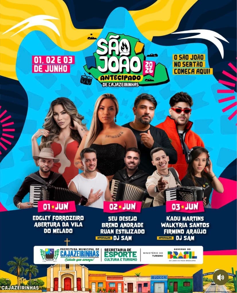 Show DJ Sam em Cajazeirinhas em Cajazeirinhas - Vila do Melado