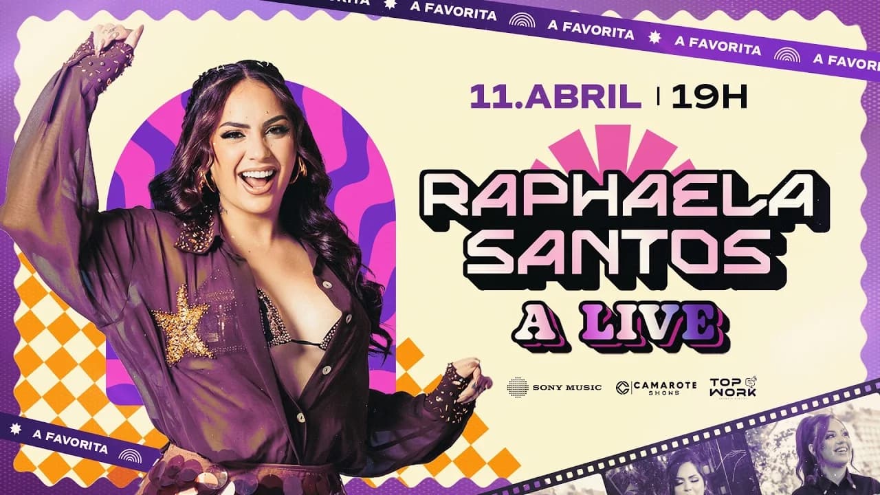Imagem do evento:  Raphaela Santos - Sua Live Favorita
