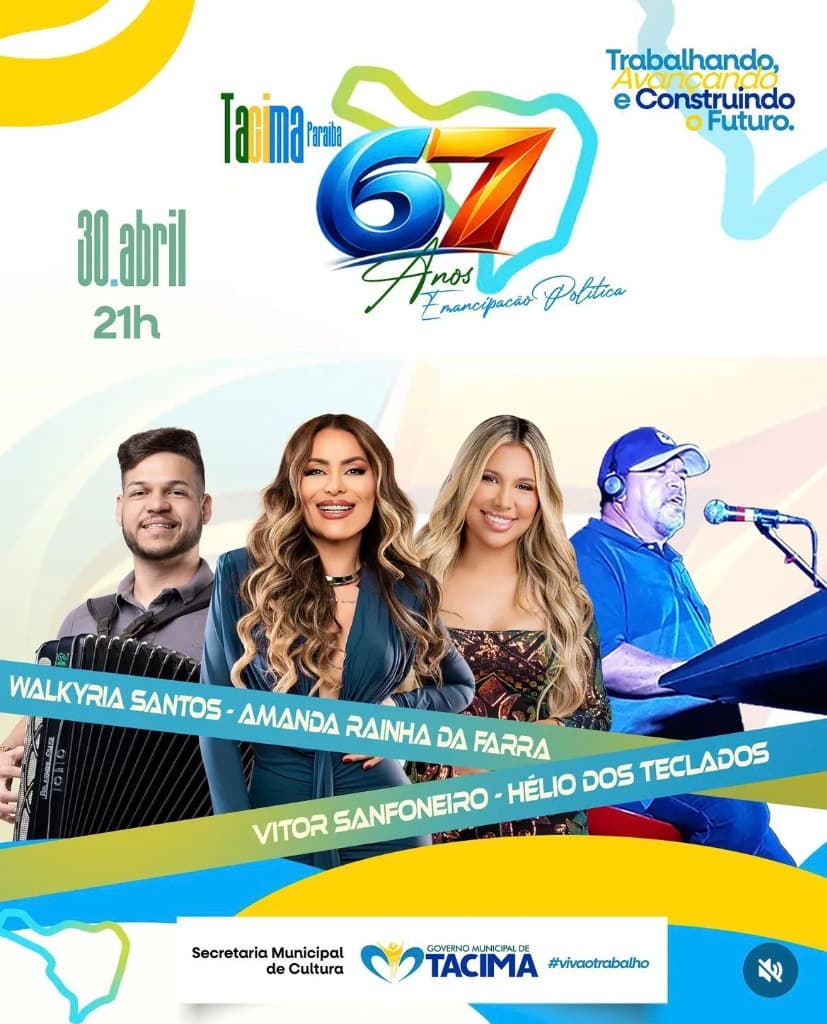 Imagem da notícia: A Voz de Ouro do Forró Invade a Paraíba! Walkyria Santos nos 67 Anos de Tacima