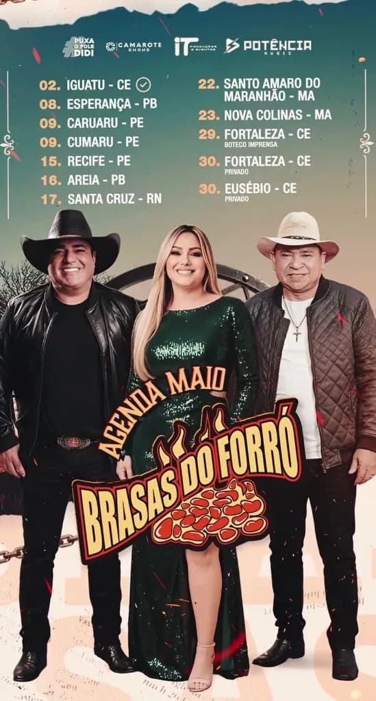 Brasas do Forró em Santa Cruz (RN)