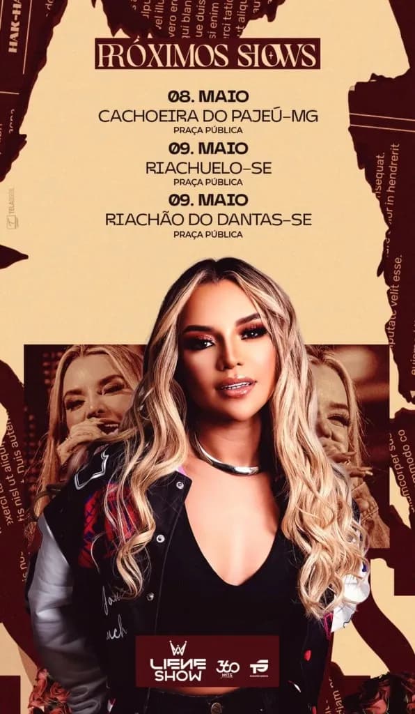 Imagem da notícia: Agenda de Shows de Yasmin Sensação - Maio de 2026