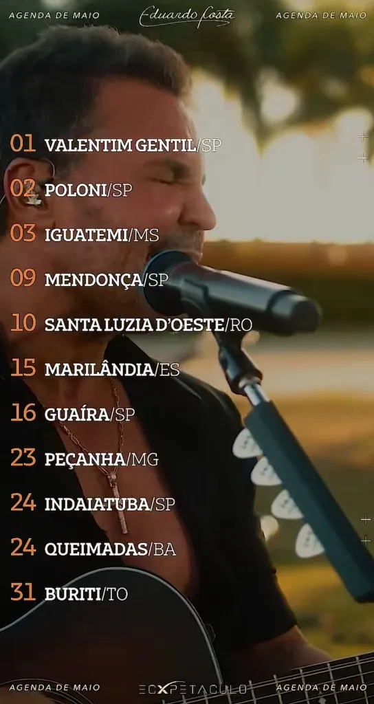 Imagem da notícia: Agenda de Shows de Arturzinho do Acordeon em Maio de 2026