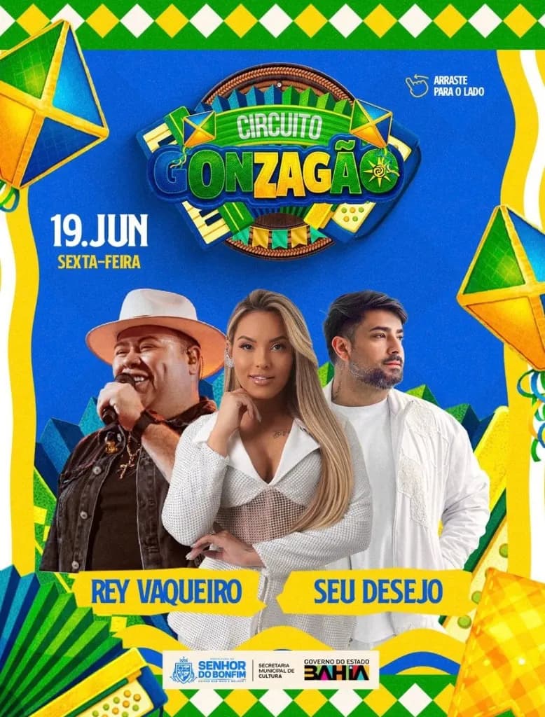 Rey Vaqueiro no Circuito Gonzagão Senhor do Bonfim 2026