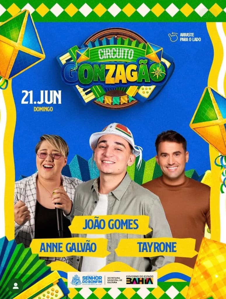 João Gomes no Circuito Gonzagão Senhor do Bonfim 2026