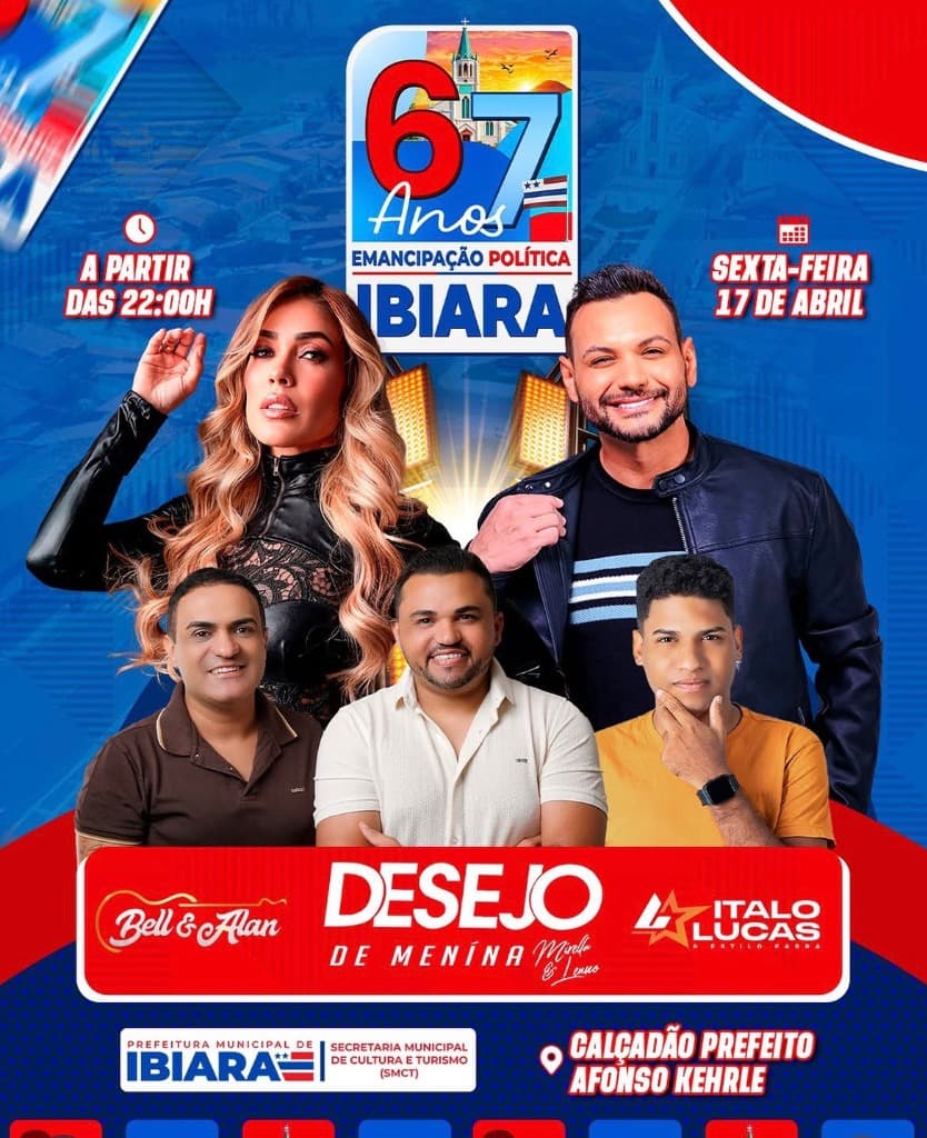 Imagem da notícia: Programação Completa e Shows Confirmados para 2026!