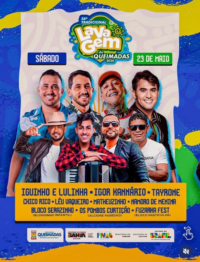 Zé Milton em 56ª Tradicional Lavagem de Queimadas 2026 - Praça de Eventos