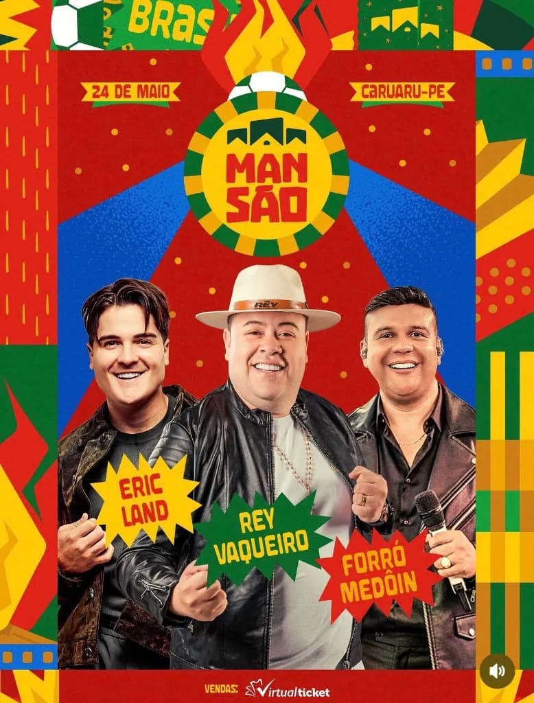 Eric Land na festa Mansão - Caruaru (PE)