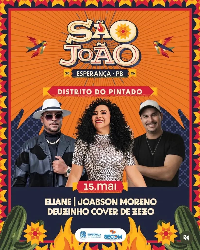 Eliane em São João de Esperança 2026 - Distrito do Pintado