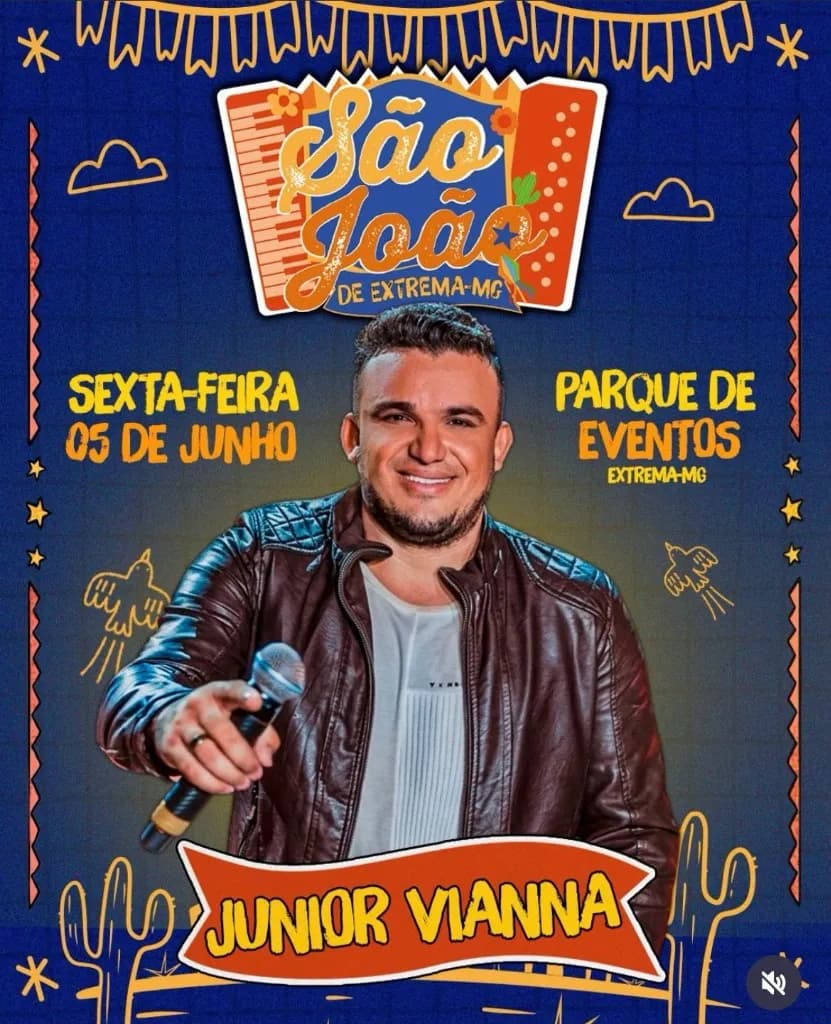 Cláudio Ney e Juliana em São João de Extrema 2026 - Parque de Eventos