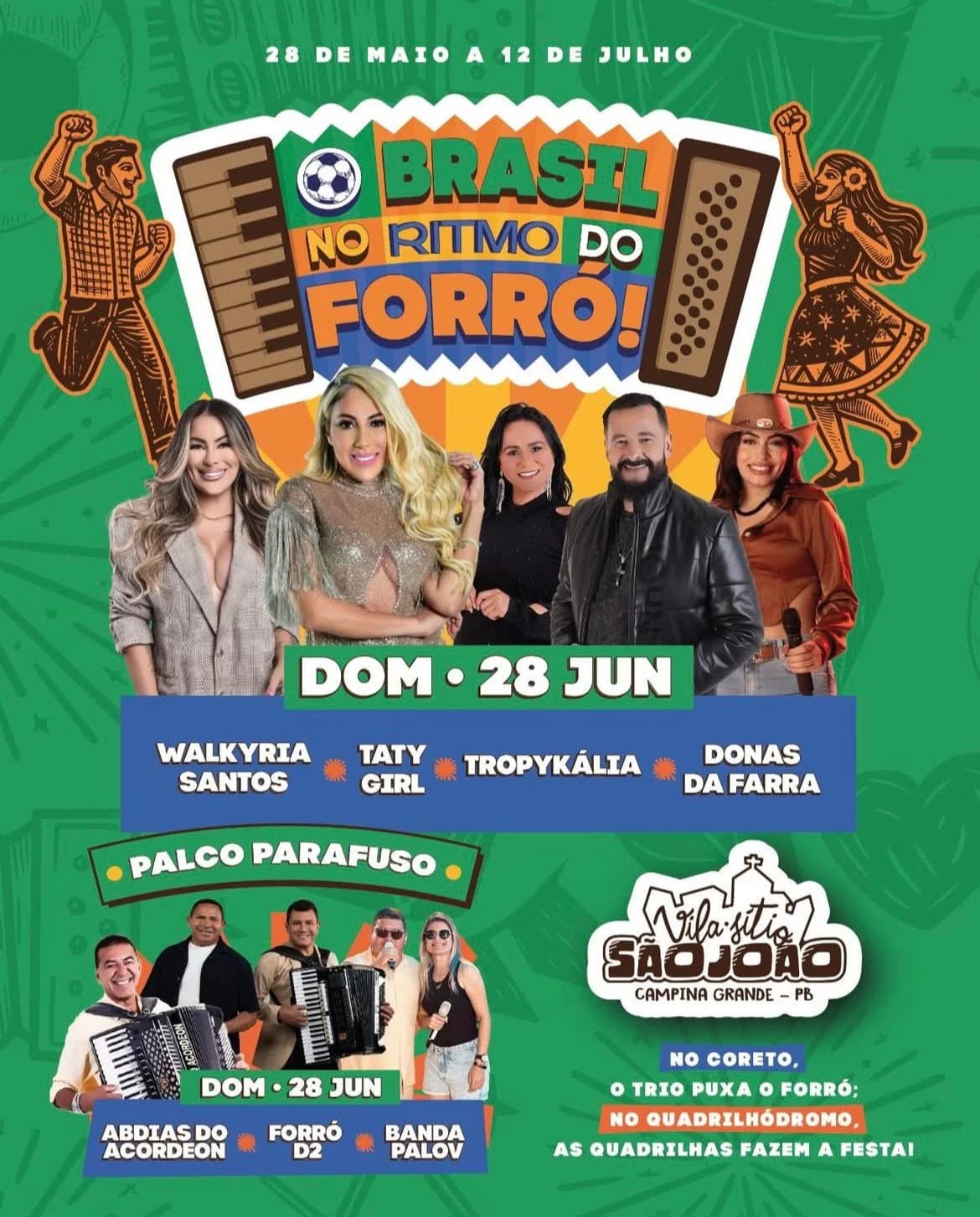 Walkyria Santos no São João da Vila Sítio